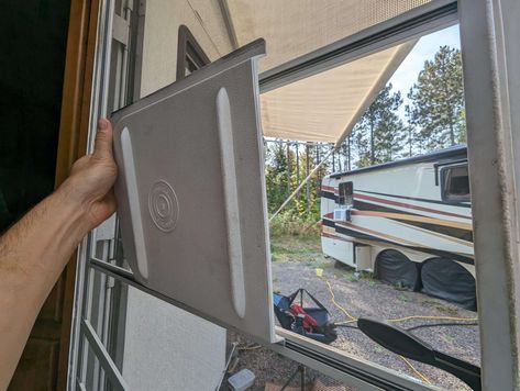 RV Screen Doors: Your Guide for Fixing, Upgrading, and Replacing Rv Door Trim, Rv Screen Door Makeover, Rv Door Makeover, Screen Door Diy, Screen Door Replacement, Door Redo, Screen Door Repair, Rv Screen Door, Decorative Screen Doors