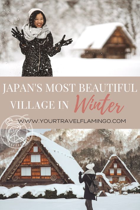 Did you ever consider Japan a winter destination? Well, you should and here's why! Visit the cutest winter village in Asia, Shirakawa-go. | Japan Winter Travel | Japan in Winter |Japan Winter Travel Guide |Japan Beautiful Places |Japan Bucket List |Japan Best Places |Japan Travel Tips | Japan Travel Photography | Beautiful Winter Destinations | Best Places to Visit in Winter |Best Winter Trip Ideas |Winter Travel |Winter Wonderland |Winter in Asia Travel | Winter Village | Shirakawago Japan | Osaka Japan Winter, Shirakawago Japan Winter, Japan Winter Itinerary, Japan Travel Outfit Winter, Beautiful Places Japan, Japan Beautiful Places, Japan Winter Travel, Osaka Winter, Shirakawago Japan