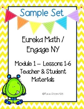 Engage New York / Eureka Math Mod 1 Lessons 1-6 Materials Eureka Math Kindergarten, Engage Ny Math, Math Kindergarten, Exit Slips, Math Fluency, Teacher And Student, Eureka Math, Math Materials, School 2017