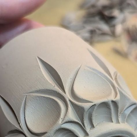 Ceramic Carving, Thanks For Following Me, Tag Friends, Pottery Cups, Sgraffito, Pottery Ideas, Espresso Cups, Pottery Mugs, Ceramic Cups