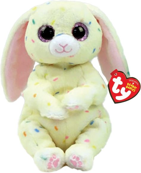 Ty Spring Bunny Easter Beanie Bellies Regular | Beanie Baby Soft Plush Toy | Collectible Cuddly Stuffed Teddy Ty Toys, Ty Plush, Pink Paws, Beanie Boo, Spring Bunny, White Bunny, Beanie Boos, Floppy Ears, Wholesale Gifts