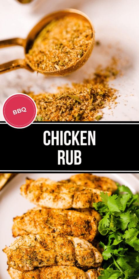 This homemade Chicken Rub for Smoking makes boring chicken amazing!  If you really want to up the flavor of your chicken, this is the way to do it! Grilled Chicken Rub, Grilled Chicken Seasoning, Bbq Chicken Rub, Chicken Rub Recipes, Best Grilled Vegetables, Best Summer Salads, Homemade Barbecue, Homemade Dry Mixes, Oxtail Recipes