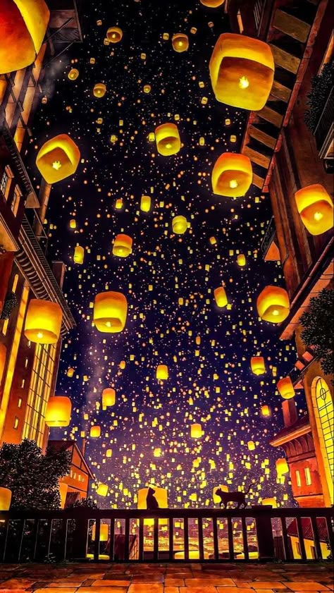 Viby Wallpapers, Unity In Art, Floating Lantern Festival, Iphone Wallpaper Modern, Lantern Wallpaper, Festival Paint, Floating Lanterns, Sky Lanterns, Iphone Wallpaper Photos