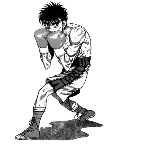 Ippo Pfp Manga, Hajime No Ippo Drawing, Ippo Manga Panel, Hajime No Ippo Manga Panel, Ippo Makunouchi Icon, Hajime No Ippo Pfp, Hajime No Ippo Art, Ippo Pfp, Hajime No Ippo Manga