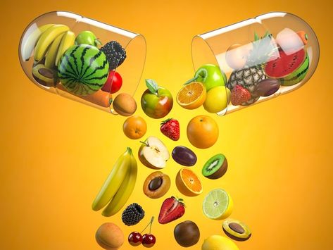 Photo different fruits in medical capsul... | Premium Photo #Freepik #photo #food-supplement #dietary-supplement #supplement #nutritional-supplements Ear Health, Different Fruits, Pantothenic Acid, Daily Vitamins, Natural Vitamins, Vitamin B12, Diet Supplements, Vitamin Supplements, Mindful Eating