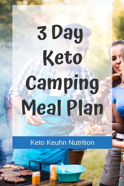 This keto camping plan is perfect for food ideas for the weekend. I even have some fat bomb recipes in here for easy snack ideas to make ahead of time. Paleo Camping Food, Camping Meal Plan, Paleo Camping, Keto Camping, Easy Camping Food, Camping Food Ideas, Camping Food Make Ahead, Camping Meal Planning, Camping Meal