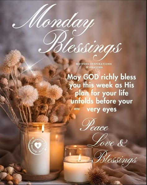 Prayer For Others, Quotes For Monday, Monday Morning Greetings, Monday Morning Prayer, Have A Blessed Day Inspiration, Happy New Month Quotes, Dinner Prayer, Monday Morning Blessing, Happy Sunday Images