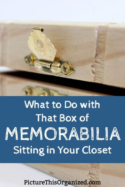 What To Do With Memorabilia, How To Display Keepsakes, Photo And Memorabilia Storage, How To Organize Memorabilia, Photo Box Organization, How To Store Memorabilia, Display Sentimental Items, Organize Memorabilia, Memory Storage Ideas