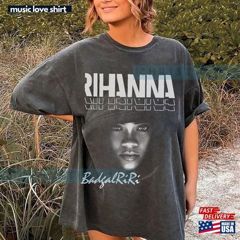 Badgirl Riri T-Shirt Rihanna Music Fan Gift Sweatshirt Hoodie Check more at https://musicloveshirt.com/product/badgirl-riri-t-shirt-rihanna-music-fan-gift-sweatshirt-hoodie/ Rihanna Albums, Rihanna T Shirt, Rihanna Music, Music Fans, Love Shirt, Unisex Tshirt, Gift For Men, Sweatshirt Hoodie, Rihanna