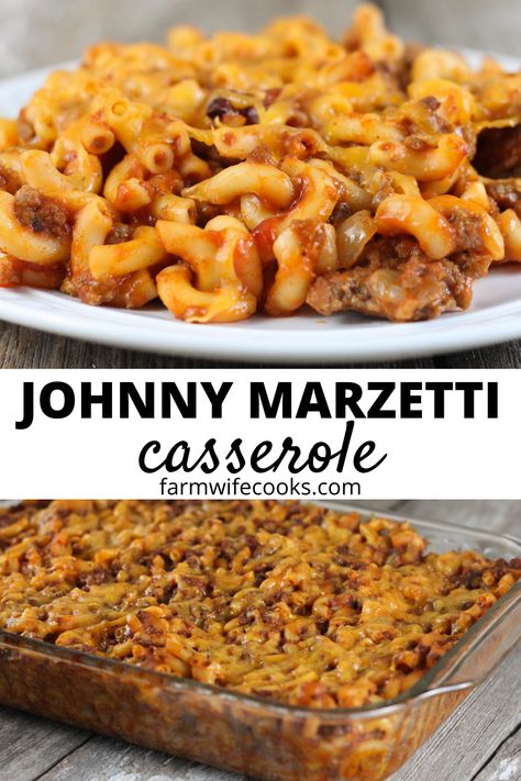 Cheesy Casserole Recipes Ground Beef, Marzetti Recipes, Macaroni And Cheese Casserole With Meat, Ground Beef And Pasta Casserole, John Marzetti Recipe, John Marzetti Casserole, Johnny Marzetti Casserole, Johnnie Marzetti Recipe, Mazetti Recipe Johnny Marzetti