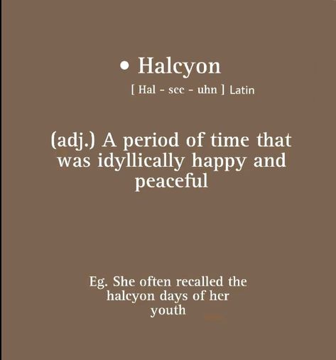 Halcyon Days