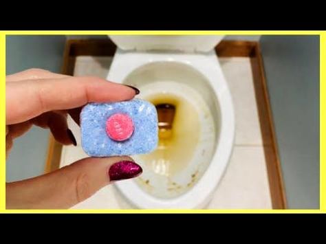 Toilet Bowl Cleaner Diy, Homemade Toilet Bowl Cleaner, Clean Toilet Bowl Stains, Toilet Bowl Stains, Toilet Cleaning Hacks, Dishwasher Pods, Clean Toilet Bowl, Dishwasher Tablets, Easy Cleaning Hacks