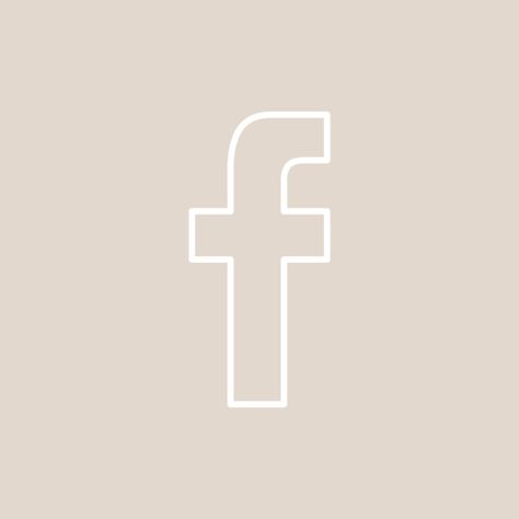 Beige Facebook Icon, Facebook Icon, Facebook Icons, Light Beige, Chevrolet Logo, App Icon, Vehicle Logos, Ios, ? Logo