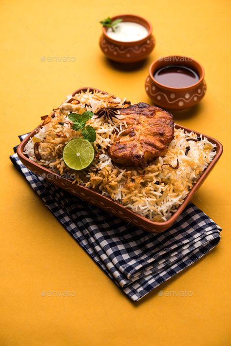 Authentic Fish Biryani by stockimagefactory. Authentic Fish Biryani ¨C Fish cooked in Basmati rice with spices #Sponsored #Biryani, #stockimagefactory, #Authentic, #Fish Biryani Poster, Fish Biryani, Colourful Wallpaper, Cleaning Fish, Colourful Wallpaper Iphone, Recipe Notes, Basmati Rice, Biryani, Creative Business