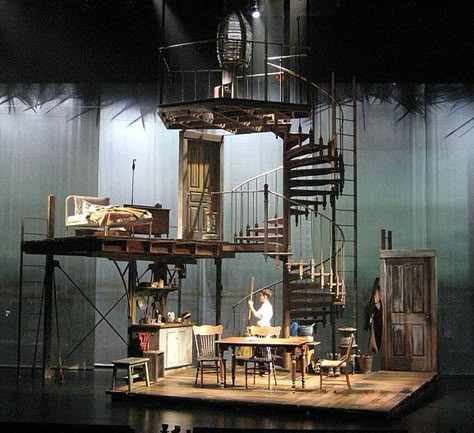 Scenic Design Theatres, Technical Theatre, Stage Lighting Design, Theatre Inspiration, A Streetcar Named Desire, Theatre Lighting, Set Design Theatre, Stage Set Design, Theatre Design