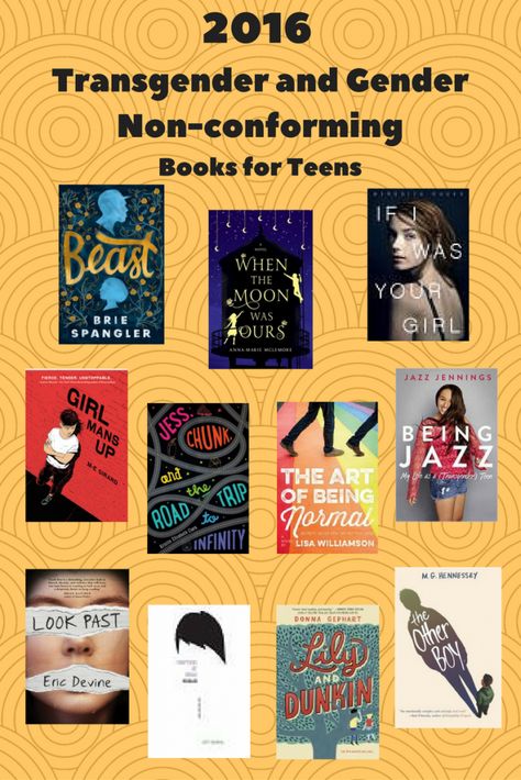 2016 Transgender and Gender Non-Conforming Books for Teens Feel like you can never find a book with characters that you relate to? Hopefully, that is changing. Embrace identity and diversity and check out the books on this list. Lgbt Book, Queer Books, Gay Books, Book Suggestions, Reading Challenge, Ya Books, Books For Teens, Guys And Girls, Great Books