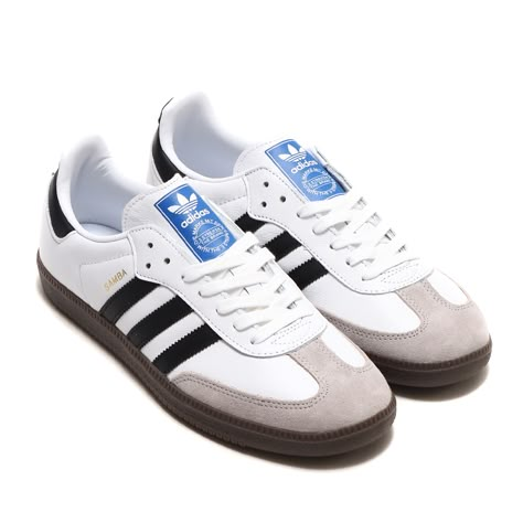 Adidas Og, Adidas Cloudfoam, Adidas Samba Og, White Core, Black Gums, Cloud White, Dream Shoes, Adidas Samba, Slip On Sneakers