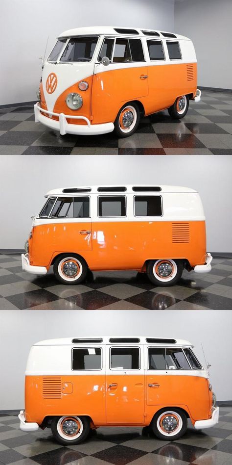 Custom Cars For Sale, Vw Emblem, Volkswagen Type 2, Headlight Covers, Roof Window, Shortening, Tinted Windows, The Bus, Vw Bus