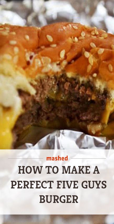 How To Make Five Guys Burger, Restaurant Hamburgers Copycat Recipes, Copycat Dinner Ideas, Great Hamburger Recipes, Copycat Hamburger Recipes, Five Guys Recipe, Burger Copycat Recipes, Copycat 5 Guys Burger, Flat Top Burger Recipes