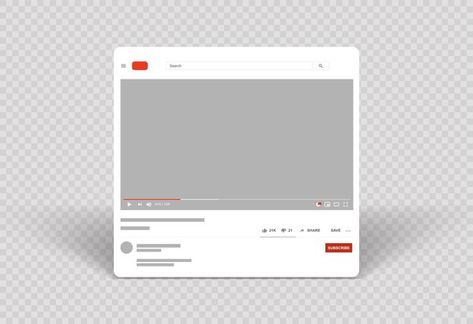 #arongovil Do you know that there are more than 800 million videos on YouTube? https://www.quora.com/profile/Aron-Govil-3/Optimizing-YouTube-Videos-for-Better-Search-Results-by-Aron-Govil Video Player Template, Social Media Icons Vector, Video Frame, Youtube Thumbnail Template, Social Media Business Cards, Youtube Video Template, Template Video, Youtube Banner Template, Vector Frame