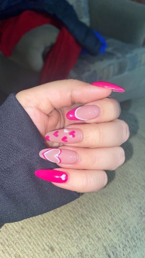 #nails #nailart #nail #nailsofinstagram #nailstagram #nailpolish #gelnails #naildesign #nailswag #instanails #nailsoftheday #nails2inspire #nailsart #nailporn #nailsalon #nailstyle #naildesigns #acrylicnails #gelnail #nailsonfleek #nailartist #glitternails #nailsdesign #nailedit #nailtech #nailaddict #lovenails #nailpro #nailsdid #nailsaddict #naturalnails #nailfashion #instanail #pinknails #nailsdone #nailartaddict #coffinnails #rednails #longnails #nailartclub Reflective Glitter Nails Valentines, Cute Barbie Nails, Valentines Nails Aesthetic, Nails San Valentin, San Valentine Nails Ideas, Fucsia Nails, Fitness Barbie, Barbie Pink Nails, Summer Nails 2023