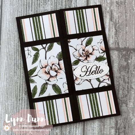 Endless Folding Card - The Card that Never Ends - Lynn Dunn - Stamptastic Designs LLC Endless Folding Card, Infinity Card, Never Ending Card, Joy Fold Card, Fancy Fold Card Tutorials, Wedding Congratulations Card, Fun Folds, Card Making Supplies, Fold Cards