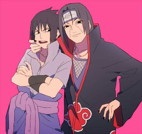 Itachi Uchiha & Sasuke Uchiha Naruto Mignon, Sasuke And Itachi, Naruto Images, Manga Naruto, Naruto Fan Art, Naruto Shippuden Sasuke, Naruto Cute, Naruto Kakashi, Naruto Pictures