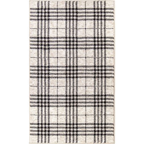 My Texas House Highlands, Plaid, Indoor Area Rug, Black, 3' x 5' - Walmart.com Black And White Ralph Lauren Home, Area Rug For Boys Room, Boy Room Rugs, Mud Room Rug, Plaid Rug Living Room, Dark Area Rug, Boys Room Rug, Farmhouse Style Rugs, Modern Cabin Decor