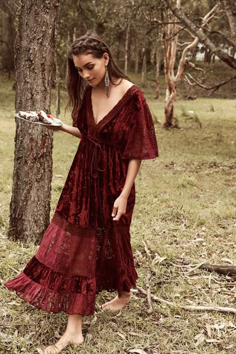 Boho Bohemian Vintage Dress, Look Hippie Chic, Looks Hippie, Lookbook Photography, Bohemian Diesel, Look Boho Chic, Moda Hippie, Estilo Hippy, Mode Hippie