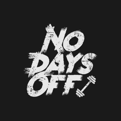 #motivation #daily Day Off Quotes, Off Wallpaper, Fitness Motivation Wallpaper, No Days Off, Black And White Art Drawing, Trendy Shirt Designs, Poster Banner, Shirt Graphics, Grunge Background