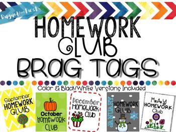 Club Posters, Homework Club, Brag Tags, Club Poster, Teacher Newsletter, Educational Materials, Teacher Store, Motivate Yourself, Classroom Management