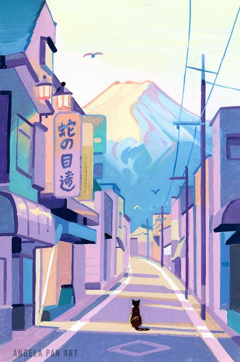 Himeji Castle, Acrylic Markers, Posca Art, Environment Concept Art, Cat Painting, Woodblock Print, Local Artists, Community Art, Japan Travel