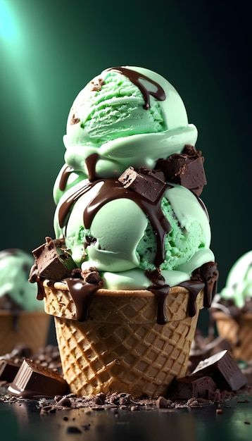 Premium Food Photography, Ice Cream Photography Creative, Ice Cream Lab, Call Background, Ice Cream Pictures, Ice Cream Painting, Ice Cream Images, Mint Chocolate Ice Cream, Ice Cream Photography