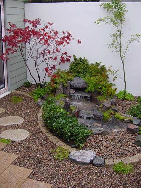 TreeofLife4 Japanese Water Gardens, Japanese Garden Backyard, Small Japanese Garden, Japanese Garden Landscape, Garden Pond Design, Zen Garden Design, Garden Waterfall, Japanese Garden Design, Backyard Water Feature