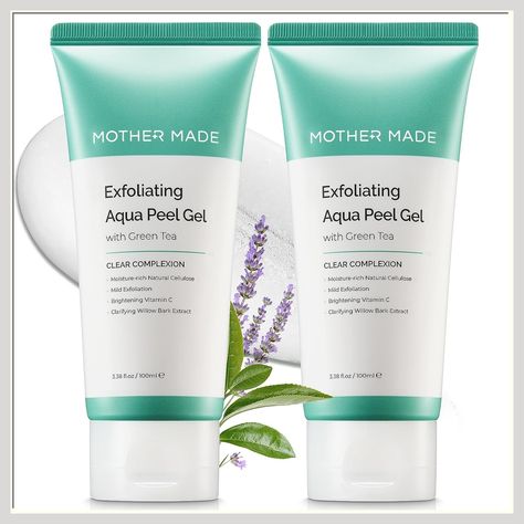 Exfoliating Vegan Facial Peeling Solution with Green Tea, Vitamin E, Hyaluronic Acid (Pack of 2) | Gentle Natural Face & Full Body Scrub Exfoliator, Cleansing, Peeling, Korean Skincare Peeling Solution, Clear Complexion, Natural Face, Korean Skincare, Body Skin, Body Skin Care, Body Scrub, Hyaluronic Acid, Vitamin E