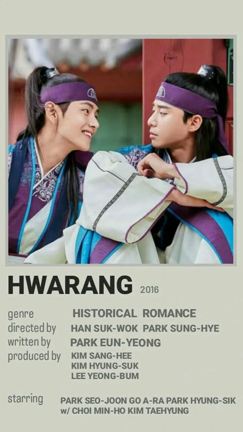 Hwarang Kdrama Poster, Korean Series Poster, Hwarang Poster, V Drama, Kdrama Poster, Historical Korean Drama, Korean Tv Series, Korean Series, Movies To Watch Teenagers