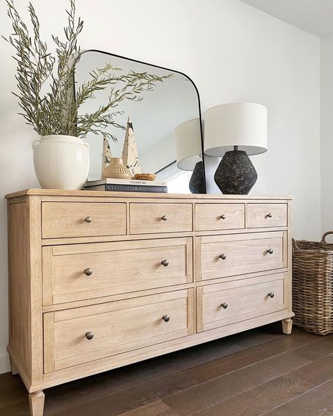 Modern dresser with mirror