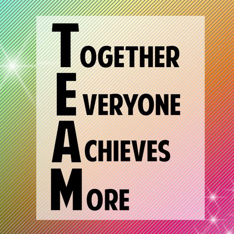 No better way to sum up the meaning of #TEAM... What does TEAM mean to your company. Team Meaning, Team Quotes, People Working Together, A Group Of People, X Picture, What Team, Meant To Be Quotes, Win Or Lose, School Team