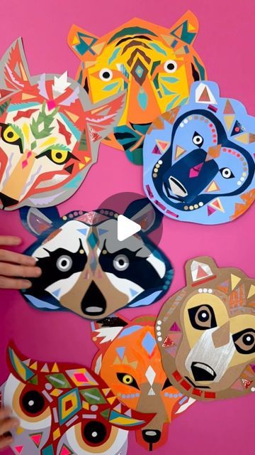 Little Artists | Art Education Projects on Instagram: "TEMPLATES for all of these totem animal collages are now ready to download and print from the resources section of our online classroom (best printed on A3 paper). We have video tutorials for wolf & owl already live and the remaining animals scheduled to come. Become a member with us to access now 🧑🏼‍🎨🎨✂️ #thelittleartistsroom" Art Camp Projects, Camp Projects, Art Education Projects, Totem Animal, Animal Portraits Art, Art Camp, Online Classroom, Teacher Things, Animal Totems