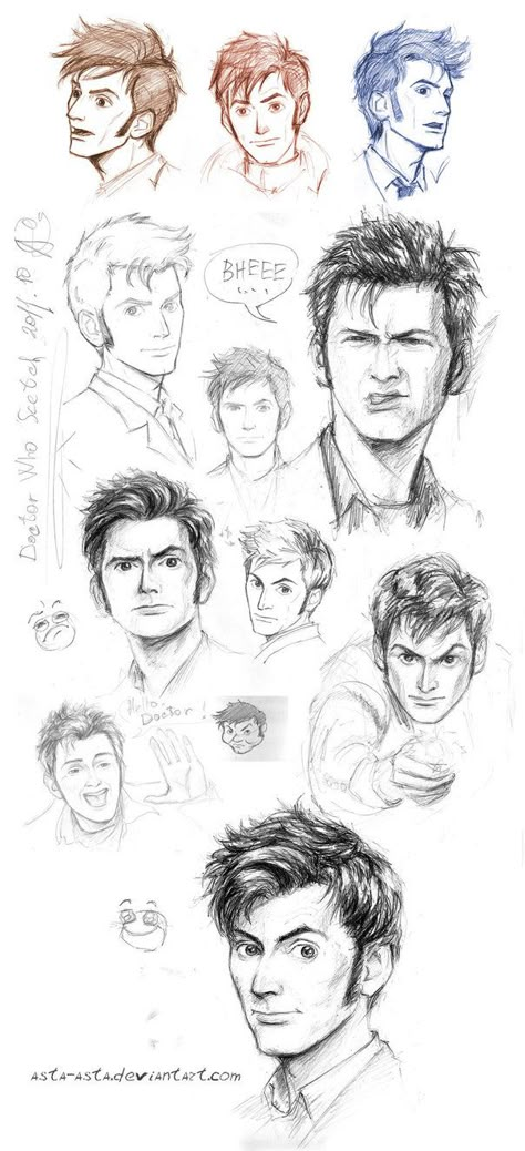 Doctor Who Drawing, Doctor Sketch, Doctor Who Drawings, Doctor Who 10, Doctor Who Fan Art, David Tennant Doctor Who, Doctor Who Quotes, Doctor Who Art, 10th Doctor