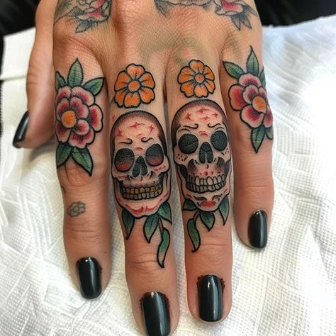 Finger Tattoos For Women Tattoo Vector Art Girly Finger Tattoos, Traditional Tattoos Women, Shaking Hands Tattoo, Alluring Tattoo, Finger Tattoos For Women, Chin Tattoo, Fingers Tattoo, Floral Hip Tattoo, Traditional Tattoo Woman