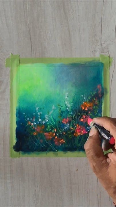 Easy Oil Pastel Technique 😍😍 #oilpastel #oilpasteldrawing #art Cool Oil Pastel Drawings, Oil Pastel Landscape Easy, Oil Pastel Art Easy Ideas, How To Use Oil Pastels, Oil Pastel Art Tutorials, Oil Pastel Art Ideas Inspiration, Oil Pastel Tutorial, Oil Pastel Art For Beginners, Oil Pastel Art Ideas