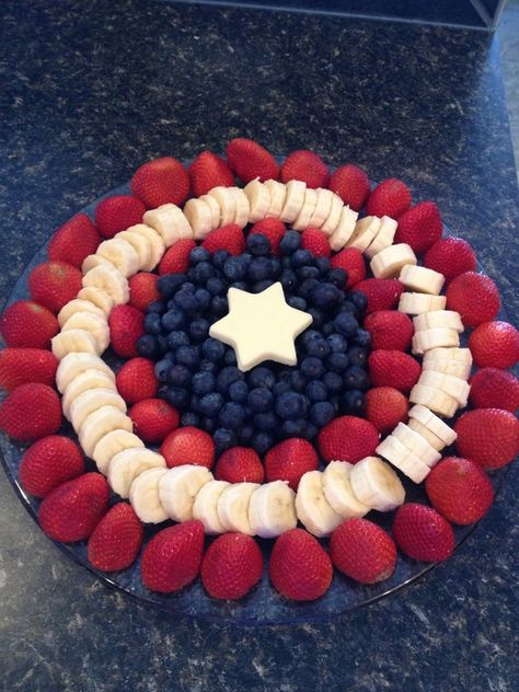 Superhero Fruit Platter, Captain America Birthday Party, Captain America Party, Captain America Birthday, Marvel Birthday Party, Marvel Party, Avenger Birthday Party, Spiderman Birthday Party, Avengers Party