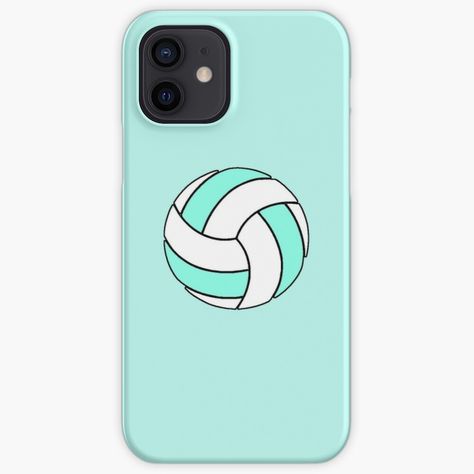 Get my art printed on awesome products. Support me at Redbubble #RBandME: https://www.redbubble.com/i/iphone-case/Mint-Volleyball-by-Tess-Grim/80890453.C0UE4?asc=u Volleyball Phone Cases, Volleyball Stuff, Pinterest Ideas, Mini Case, Iphone Case Covers, Cover Design, Oreo, Volleyball, Protective Cases