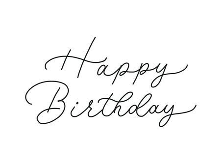 Greetings for a special day, wishing you happiness and good#birthdayfont #happybirthday #fontdesign #celebration #birthdaywishes Happy Birthday In Cursive Fonts, Happy Birthday Fonts Hand Drawn, Cursive Handwriting Styles Alphabet, Happy Birthday Handwriting, Happy Birthday Font Style, Happy Birthday In Cursive, Birthday Illustrations, Cursive Numbers, Traceable Letters