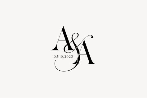 Modern Wedding Monogram, Premade Logo Design, Wedding Couple Logo, Minimalist Wedding Monogram, Initial Logo, Customizable Wedding Monogram - Etsy #type. Aa Monogram Wedding, Marriage Logo Design, Aa Initials Logo, Wedding Initials Logo Letters, Wedding Logo Design Modern, Aa Wedding Logo, A A Monogram, Wedding Monogram Logo Initials, Aa Logo Design