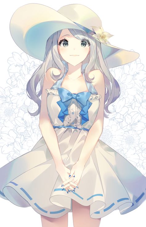 Sundress Anime, Anime Sundress, Art Of Anime, Flowy Sundress, Drawing Templates, Anime World, Discord Server, Best Anime, Stand By Me