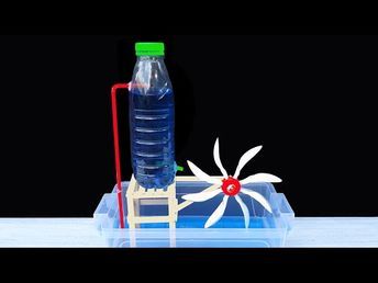 Diy Science Projects, Physics Projects, Water Experiments, Water Turbine, How To Make Water, Wind Mill, Diy Science Experiments, Water Projects, Machining Projects