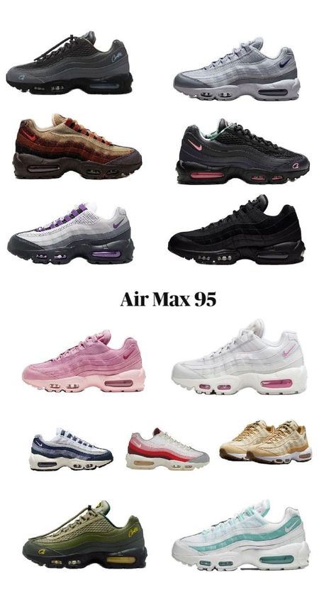 Nike Air Max 95 Outfit, Nike 95, Nike Shoes Women Fashion, Guys Fashion Casual, Basket Nike, Pretty Sneakers, Fav Shoes, Sneakers Nike Air Max, Pretty Shoes Sneakers