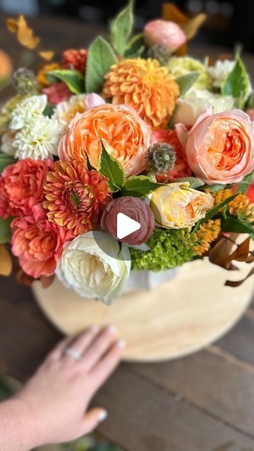 Helen Olivia Flowers | DC Florist on Instagram: "POV: it’s the last day of August and your client is ready for fall flowers. 🍂 #designwithme #fallflowers #itsgivingfall #floraldesign #floralasmr #pursuepretty #floristlife" Terracotta Floral Centerpiece, Olivia Flowers, Floral Centerpiece, Fall Wedding Flowers, Ready For Fall, The Last Day, Fall Flowers, Last Day, Fall Wedding